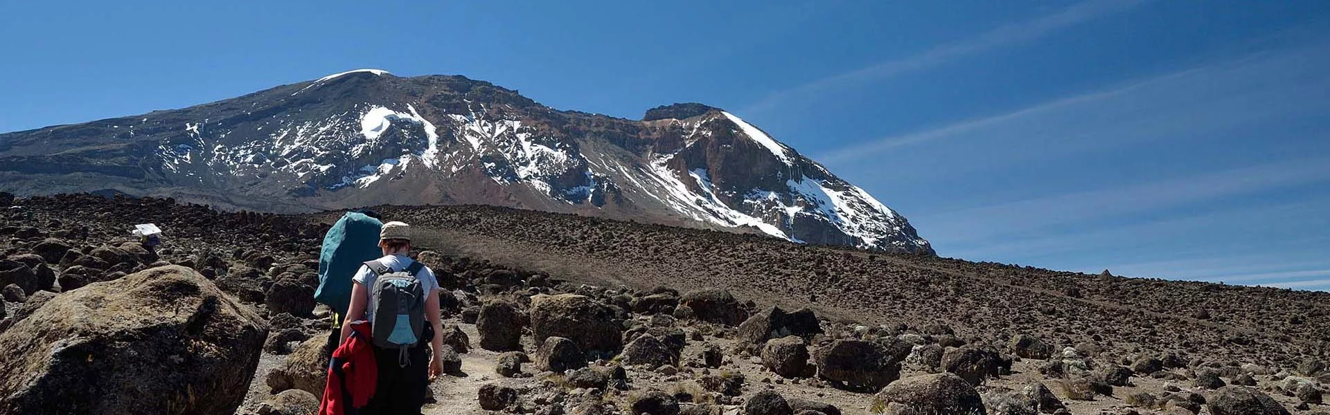 Le sommet enneigé du Kilimandjaro